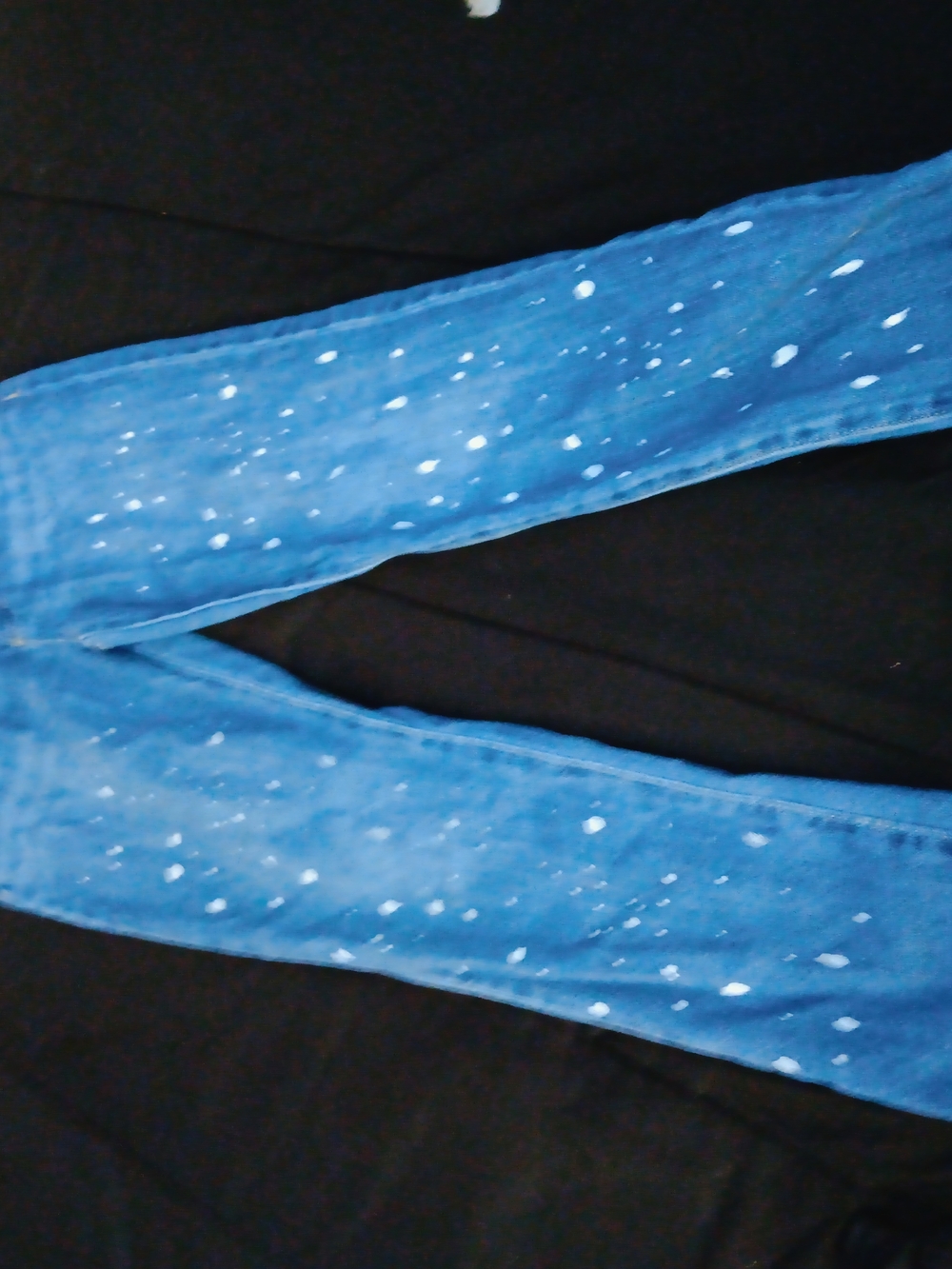 The Children's Place Blue Paint-Splash Kids Jeans